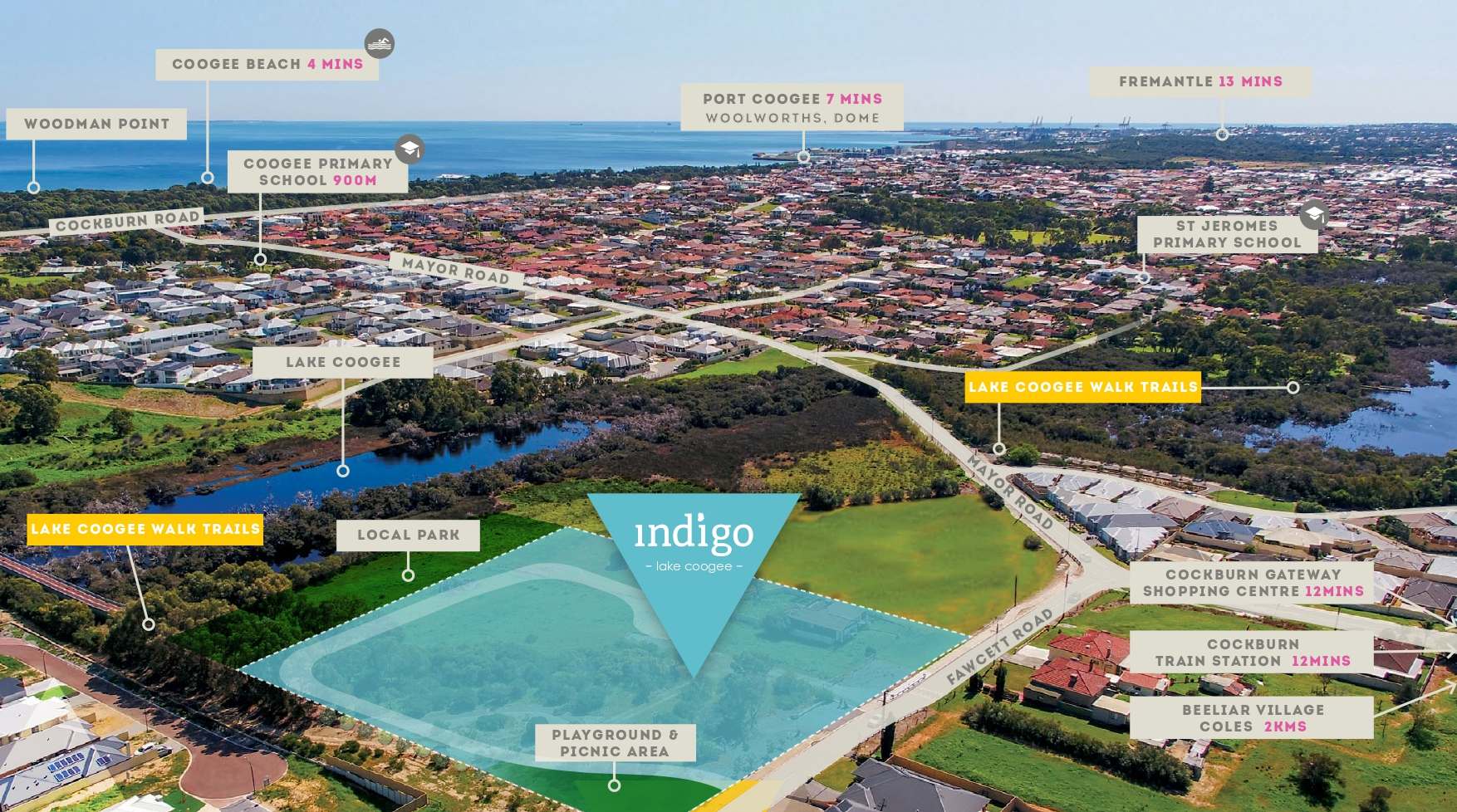 [Land for Sale] Indigo Estate, Lake Coogee OpenLot